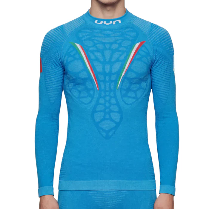 웅느 MAGLIA UOMO NATYON BIOMORPH 상의 남성 블루 U100594ITAAZZURRO