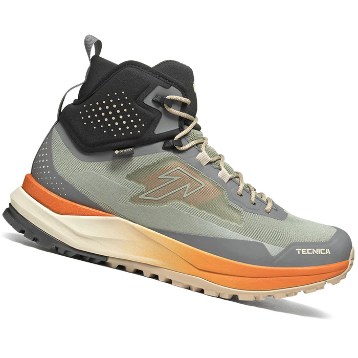 테크이카 SCARPE UOMO SPARK S MID GTX hiking shoes 아웃도어 스니커즈 남성 그레이 11251900001ARANCIOVERDE