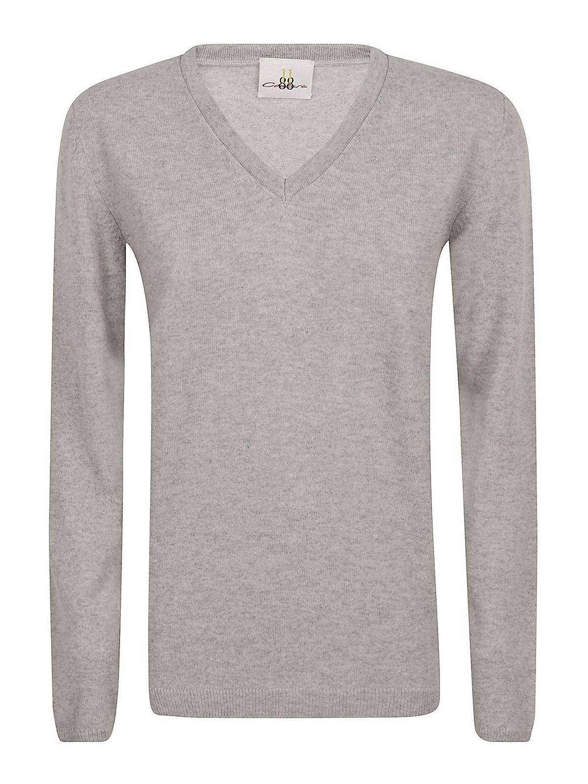 에레벤88 V-neck 풀오버 니트 여성 그레이 22FW THUJAGRIGIOCHIARO