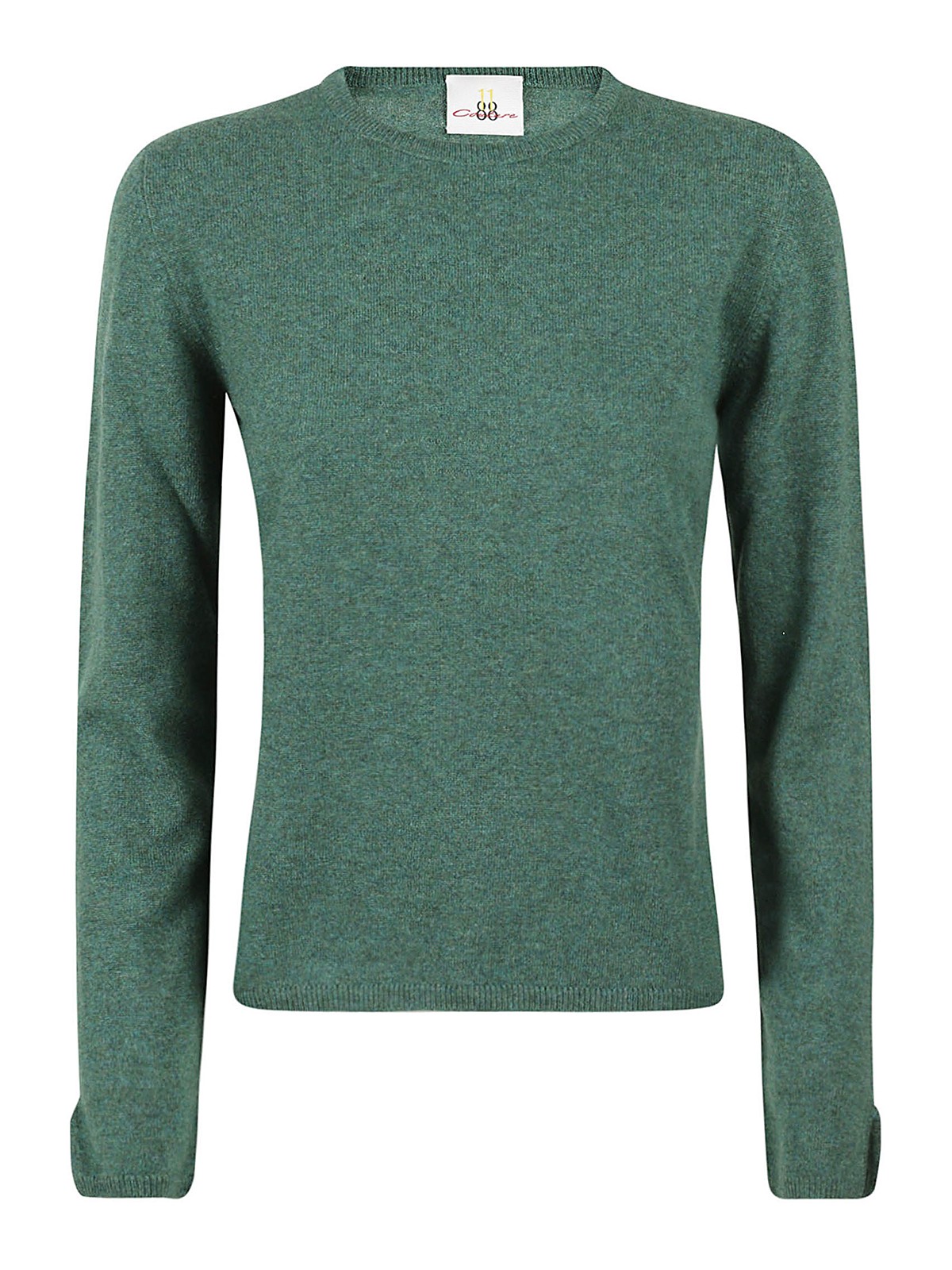 에레벤88 Round neck 크루넥 니트 여성 그린 22FW MONETVERDE