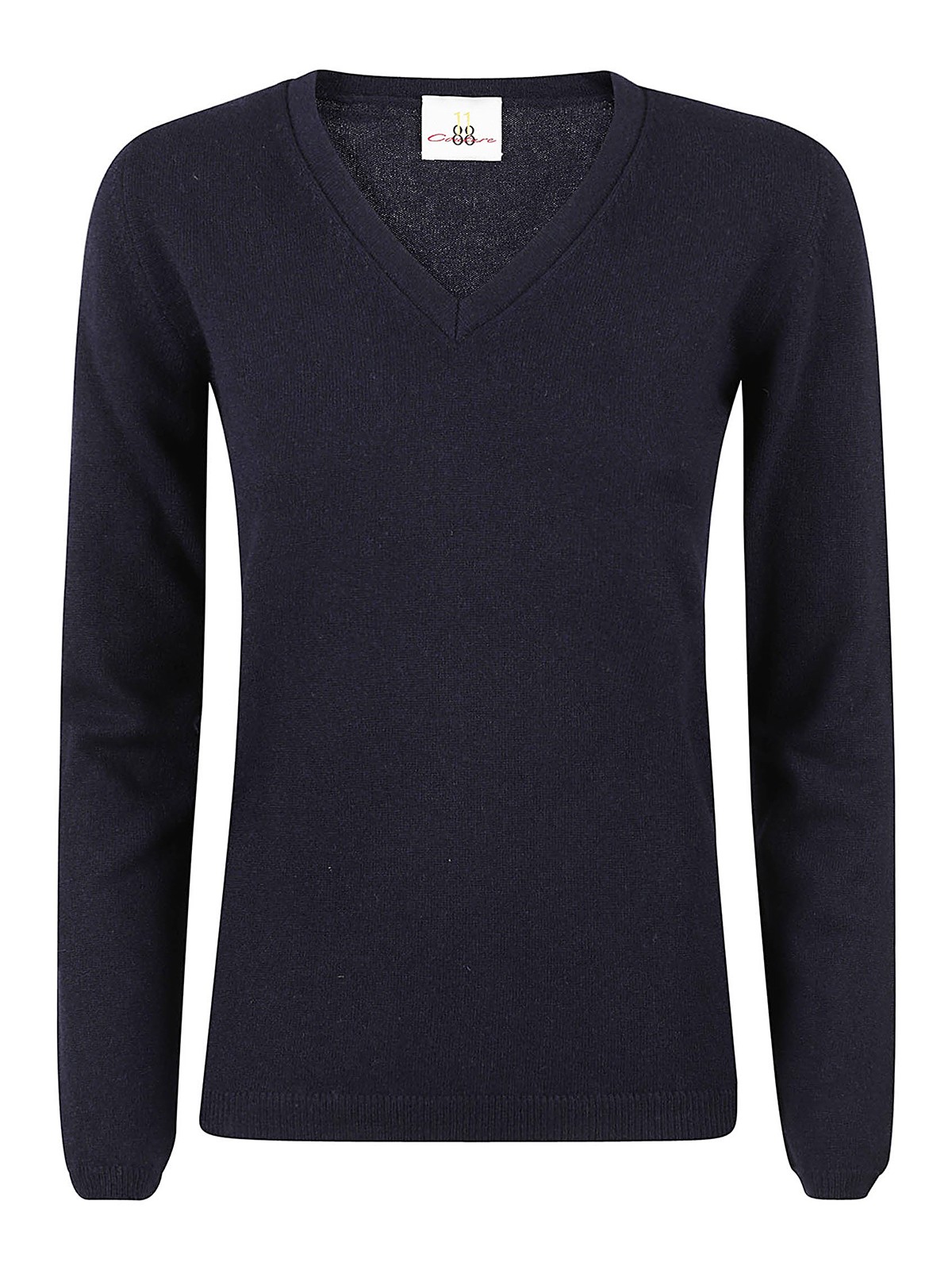에레벤88 V-neck 풀오버 니트 여성 블루 22FW THUJABLU