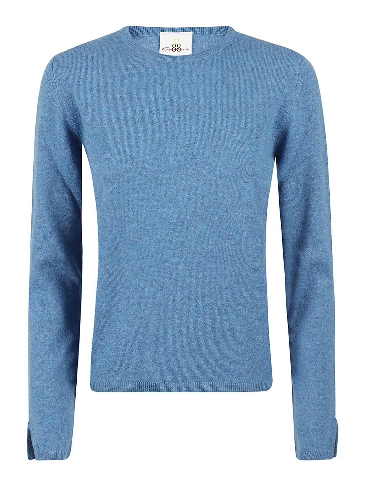 에레벤88 crewneck 크루넥 니트 여성 블루 22FW MONETOCEANO