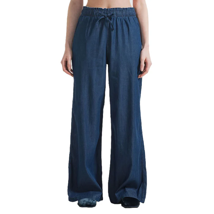 데하 PANTALONE DONNA PALAZZO 하의 여성 블루 D4257760151BLU