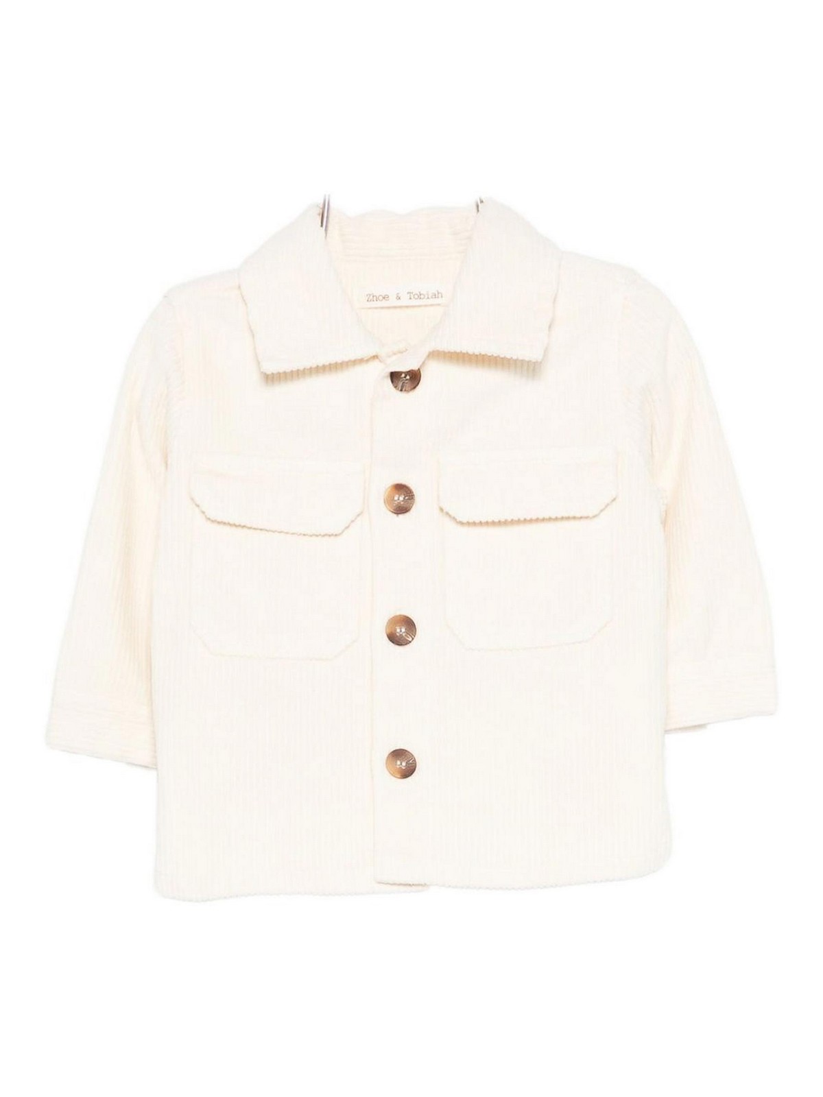 즈오에 앤 토비아흐 티셔츠/셔츠 키즈 화이트 25FW PK11MN45NATURALE