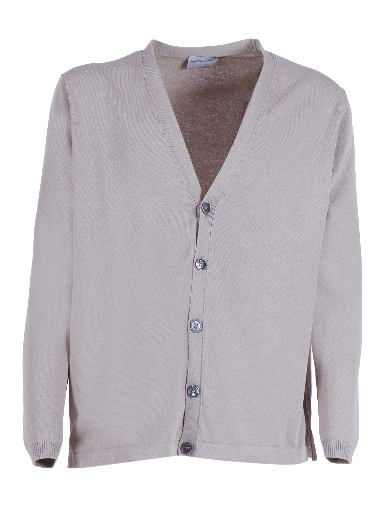 세트에 피리 캐시미어 Long-sleeved with tubular hem and side slits 가디건 남성 화이트 26SS CARKINLKIN11