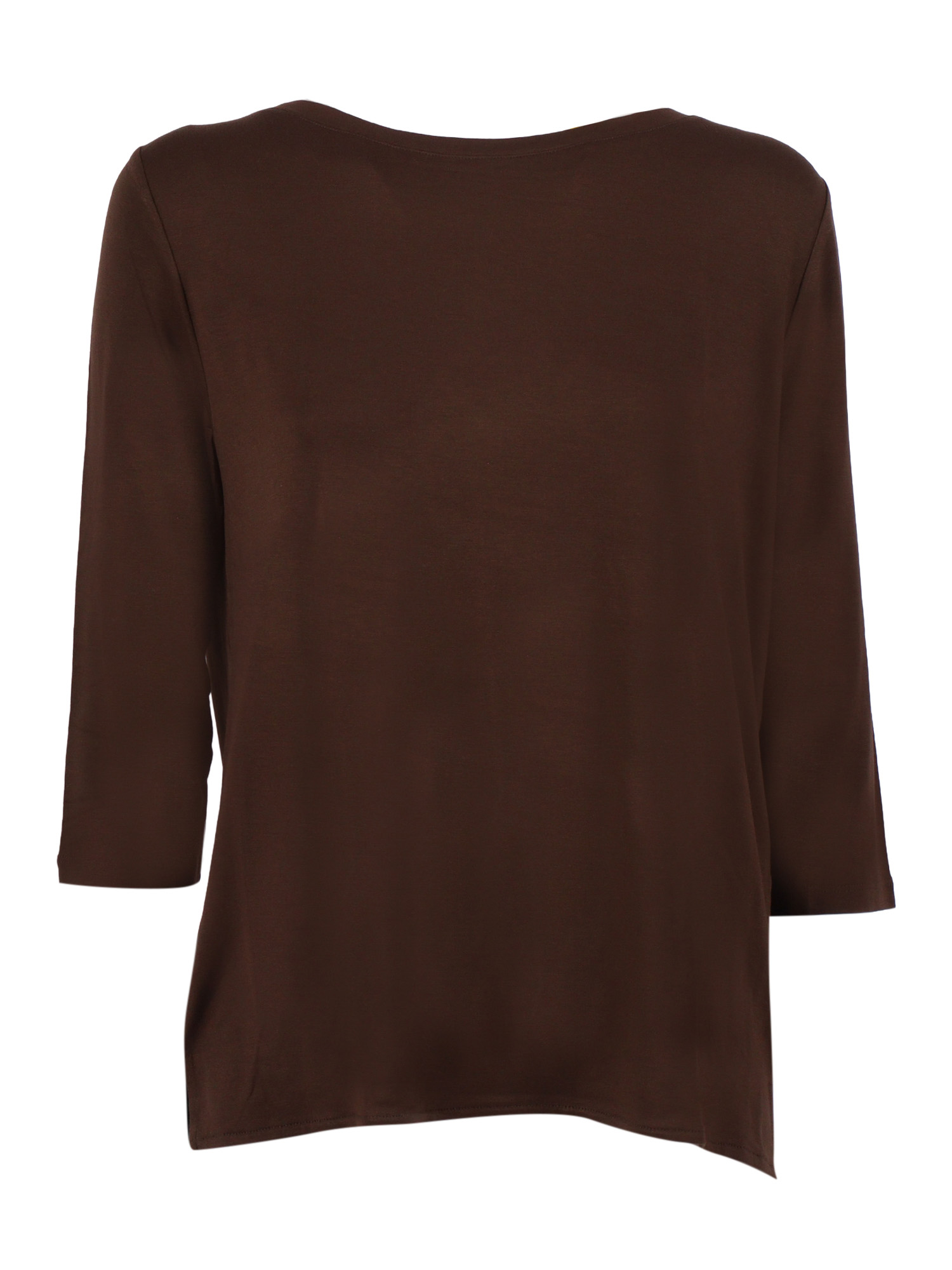 피라투렛 뒤 리온 Boat neck 3/4 sleeve 티셔츠 여성 브라운 26SS M001FTS571079