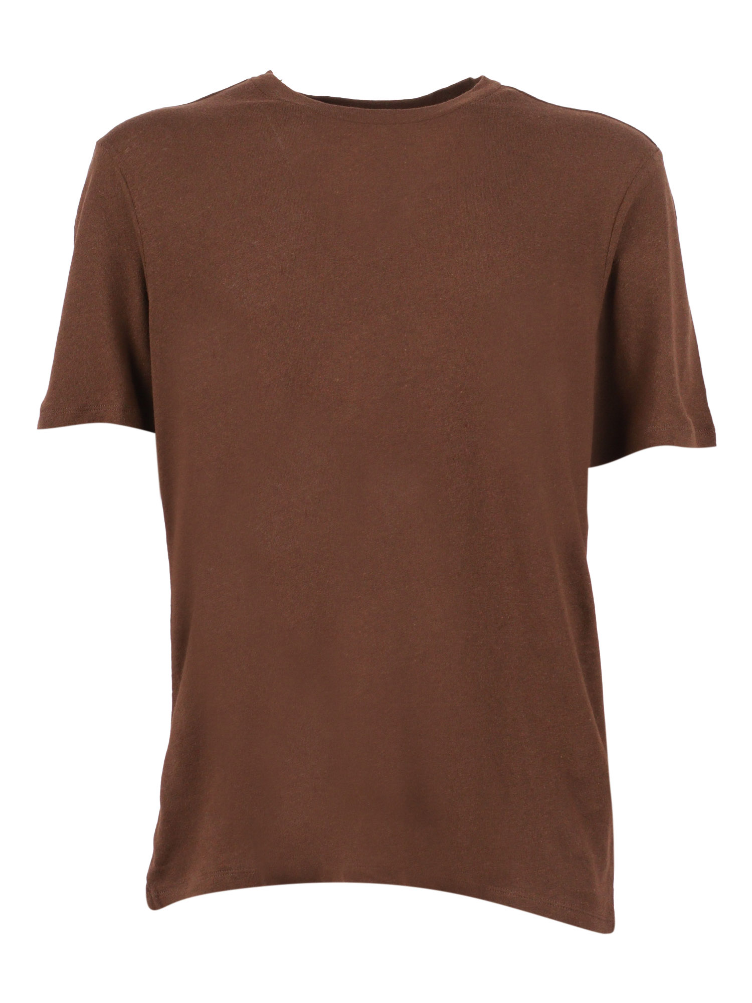 피라투렛 뒤 리온 Short sleeve round neck 크루넥 티셔츠 남성 브라운 26SS M497HTS331079