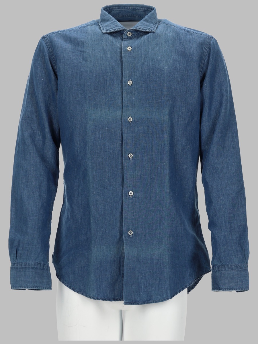 브이안 다렛 camicia 셔츠 남성 블루 17SS BS50WST6734001