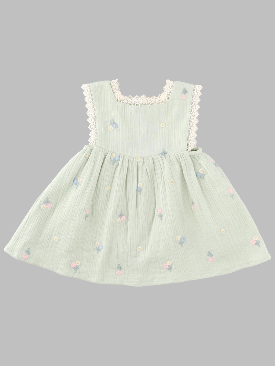 라우이세 미사 aloisa 원피스 여아 그린 26SS FRIS26S0260BALMONDFLORAL