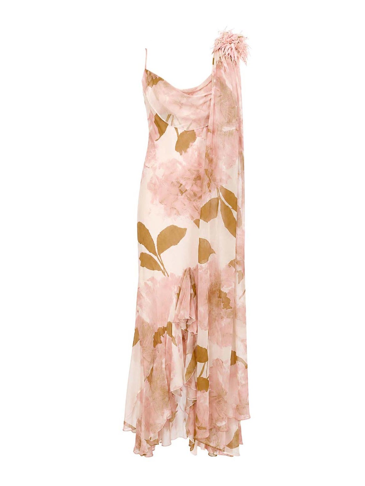크이프 Long with Floral Print 원피스 여성 멀티 26SS E096424400029