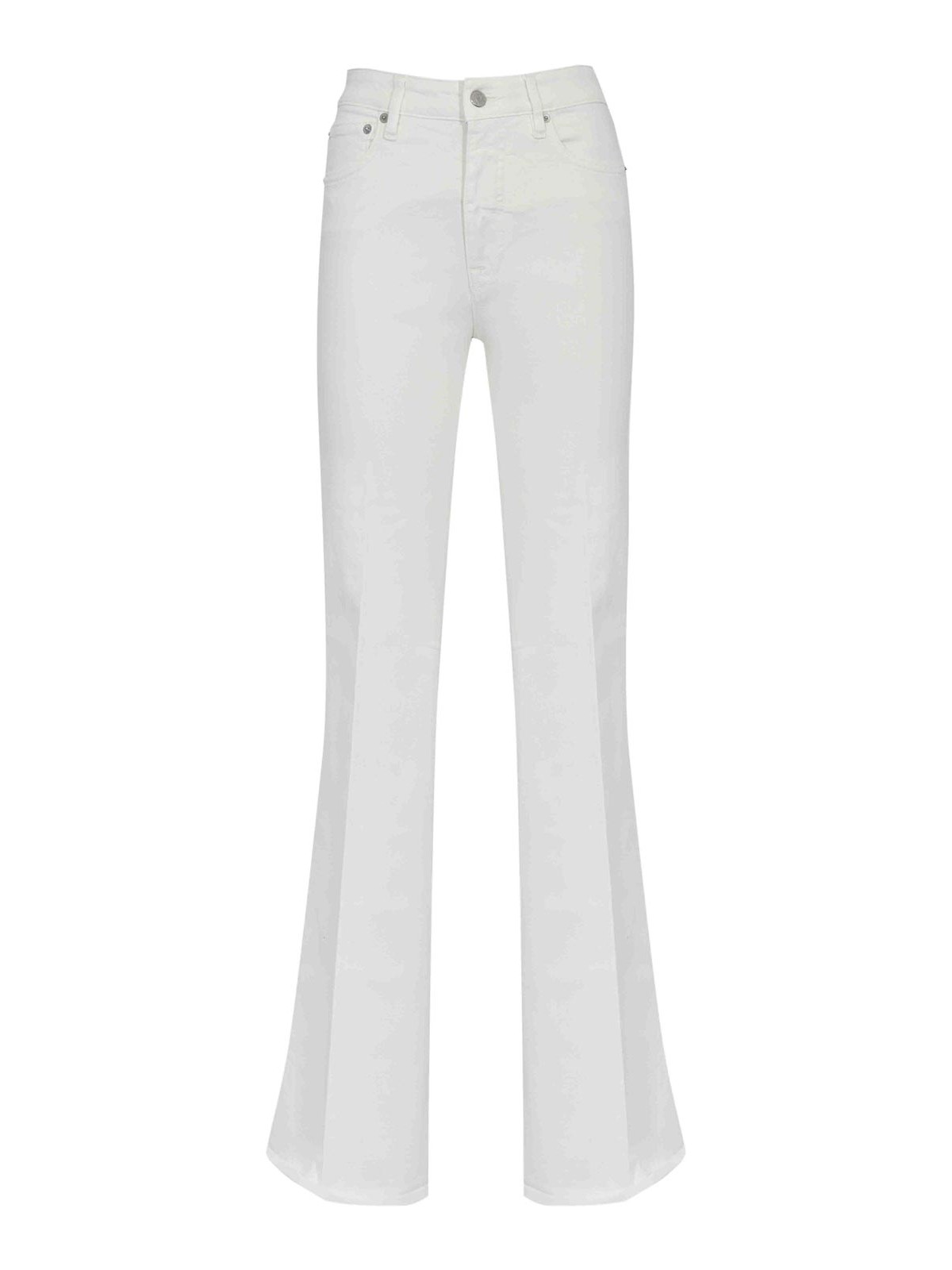 치크에 Flare Flare Fit In Bull 와이드 여성 화이트 26SS 362P50931