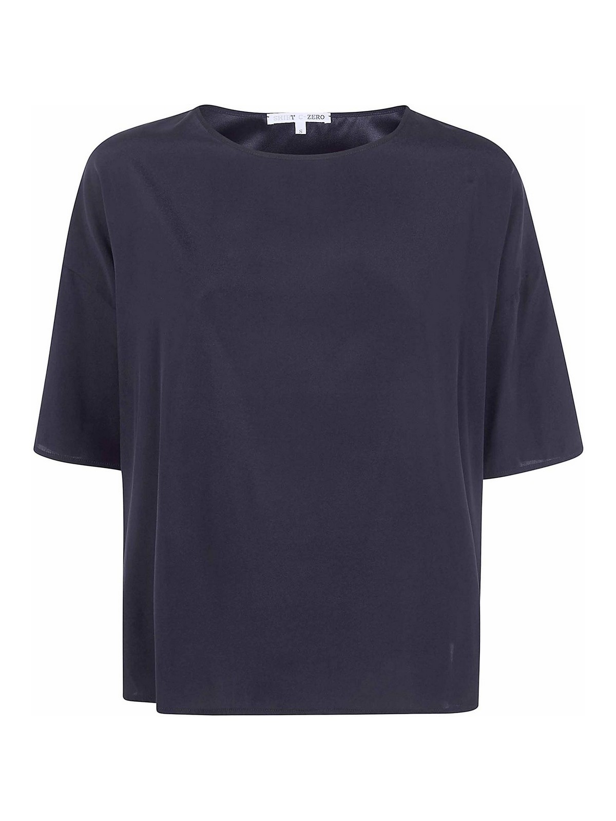 크에로 실트 3/4 Sleeves Squared Fit 티셔츠 여성 블랙 25FW ST800846OP99