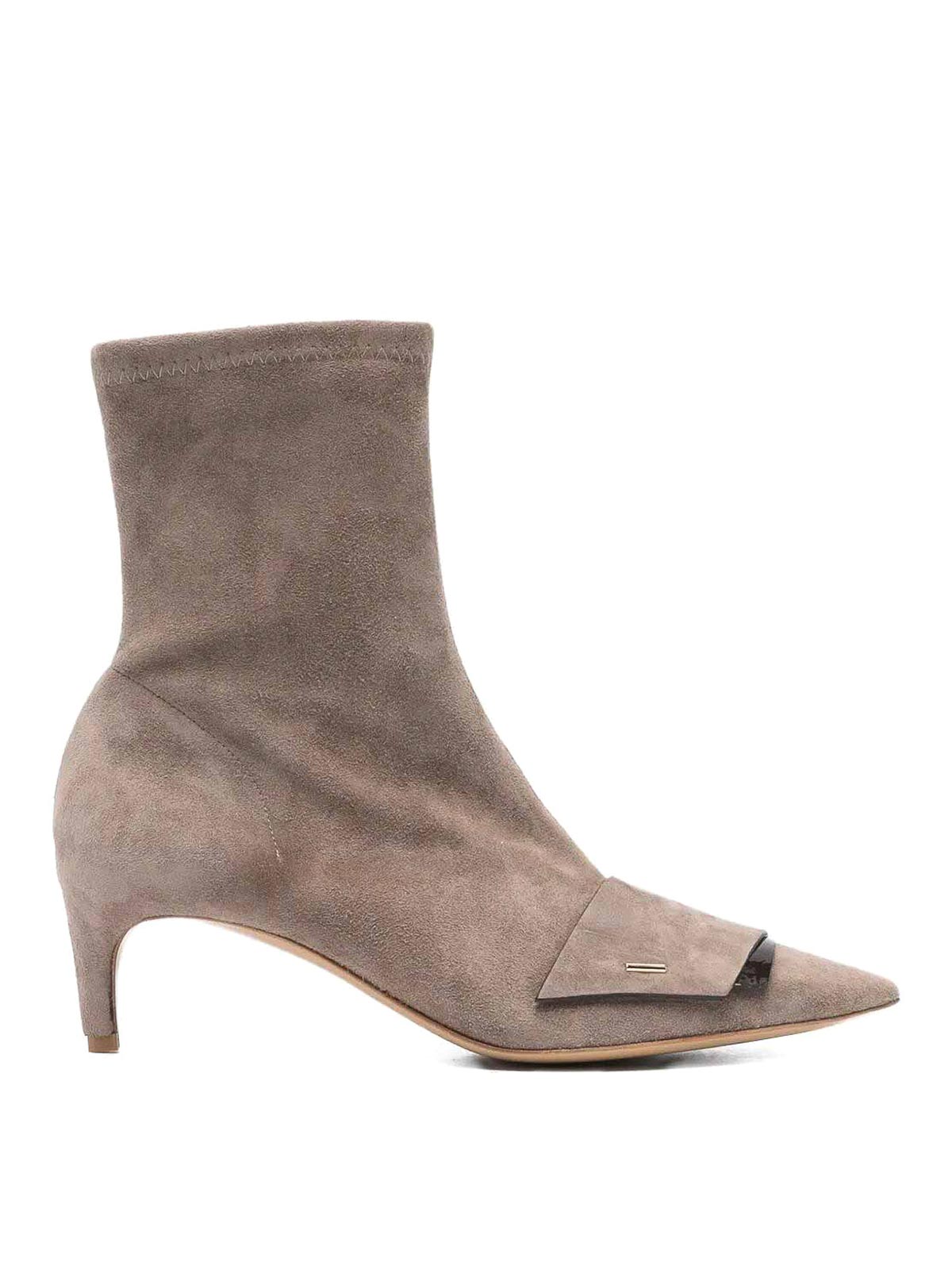 팝리지오 델 칼로 Kid Stretch Baby Bootie 앵클 부츠 여성 브라운 25FW 12020ANTELOPE