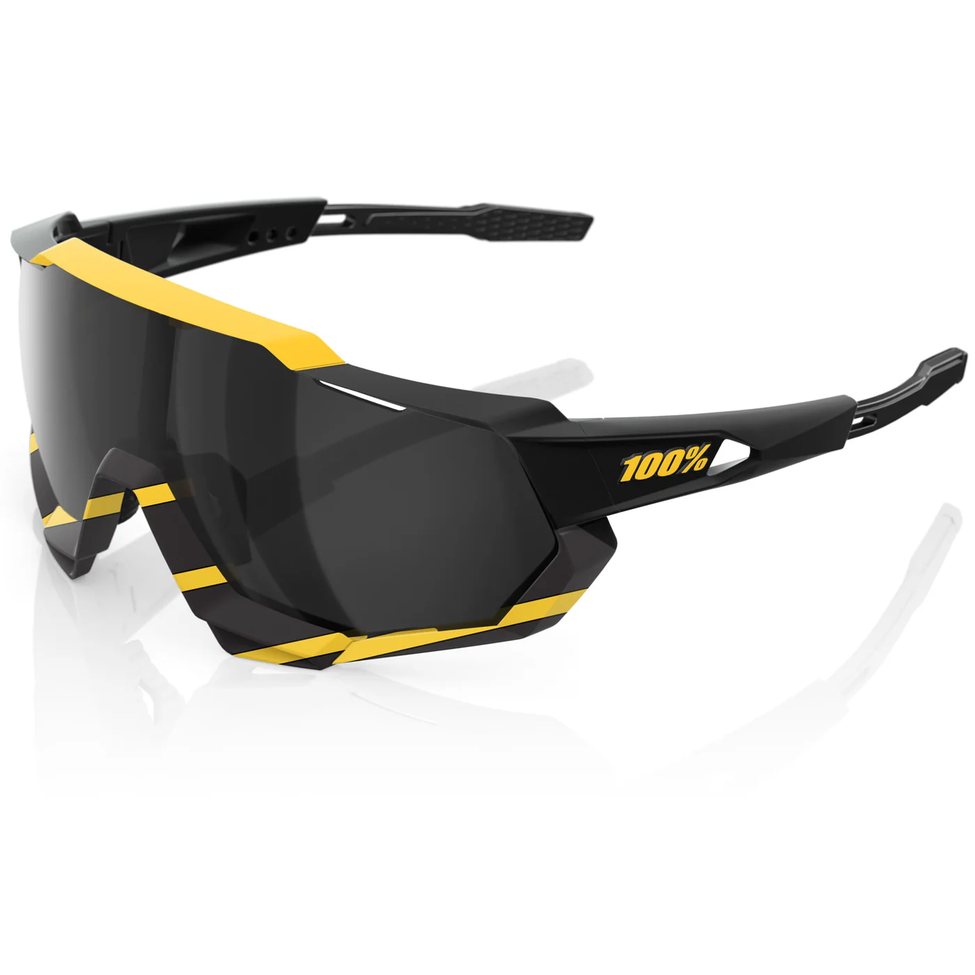 100퍼센트 Speedtrap glasses - Soft Tact Hazard Mirror 안경 남성 블랙 8416776585562