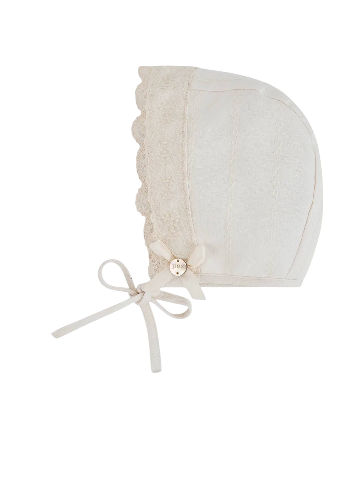 파즈 로드이구즈 WOVEN NEWBORN BONNET LUA 점프수트 남아 화이트 26FW 01115404260T2236