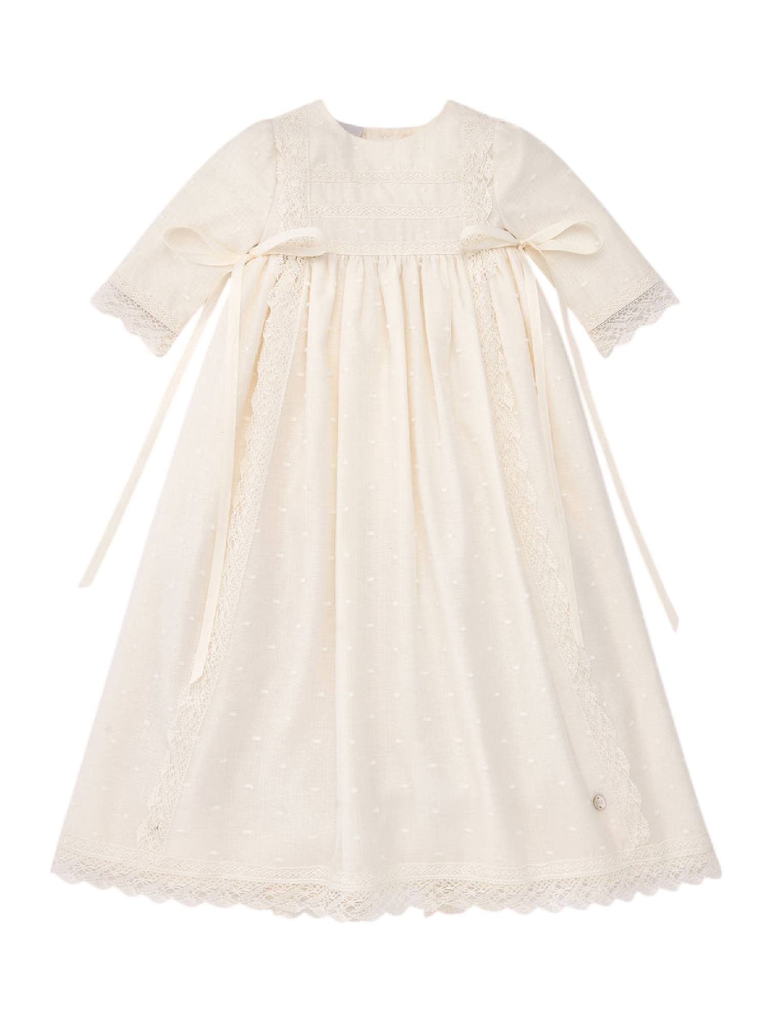 파즈 로드이구즈 WOVEN NEWBORN LONG ESENCIAL 원피스 여아 브라운 26FW 00815126962T1697