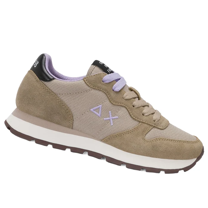 순68 SCARPE DONNA ALLY SOLID 스포츠 스니커즈 여성 브라운 Z46201BEIGE