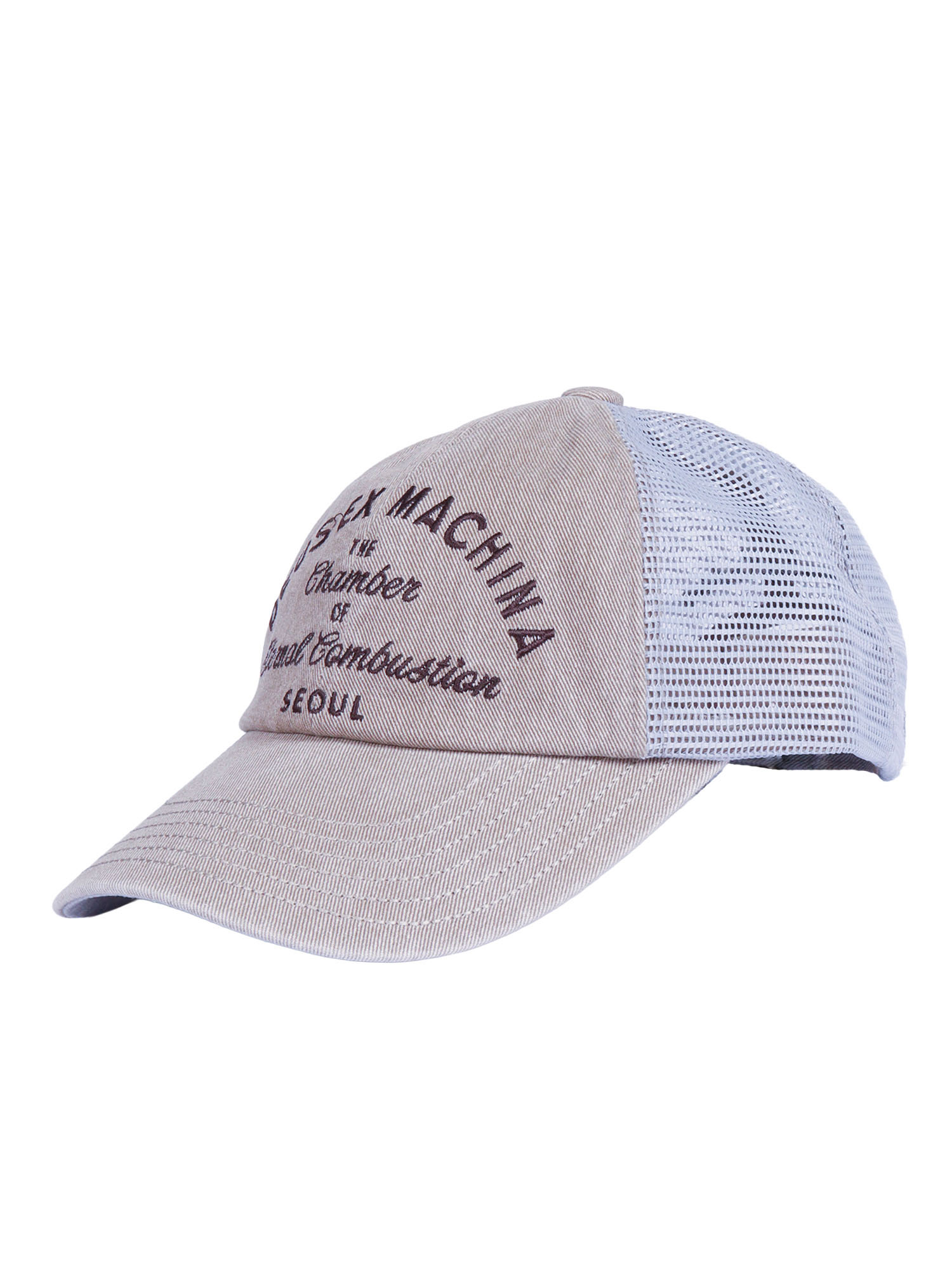 듯 에크 마치나 Seoul Script Address 볼캡 남성 그레이 26SS D261UHA020KHAKI