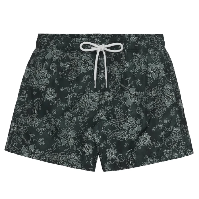 순데크 BOXER UOMO CORTO HIBI PAISLEY 숏팬츠 남성 그린 M633BDRT4YI551YIVERDE