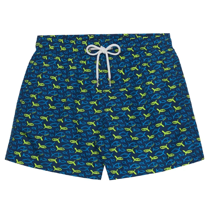 순데크 BOXER UOMO CORTO FISHAZ 숏팬츠 남성 블루 M633BDRT4IH0071HBLU