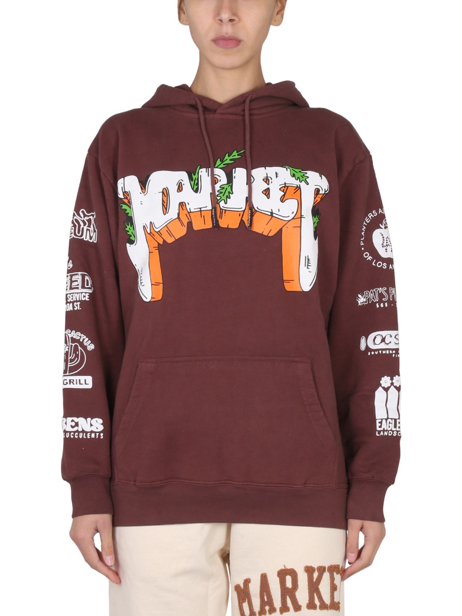 말체트 GROWCLUB UNISEX 스웨트셔츠 여성 브라운 22FW 397000399ACORN