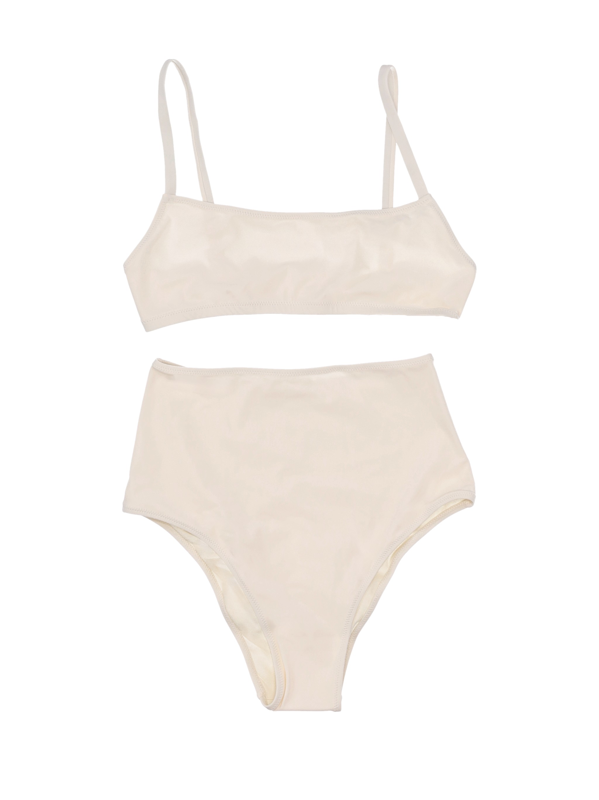 리도 Bikini 수영복 여성 화이트 25SS UNDICIHWIVORY