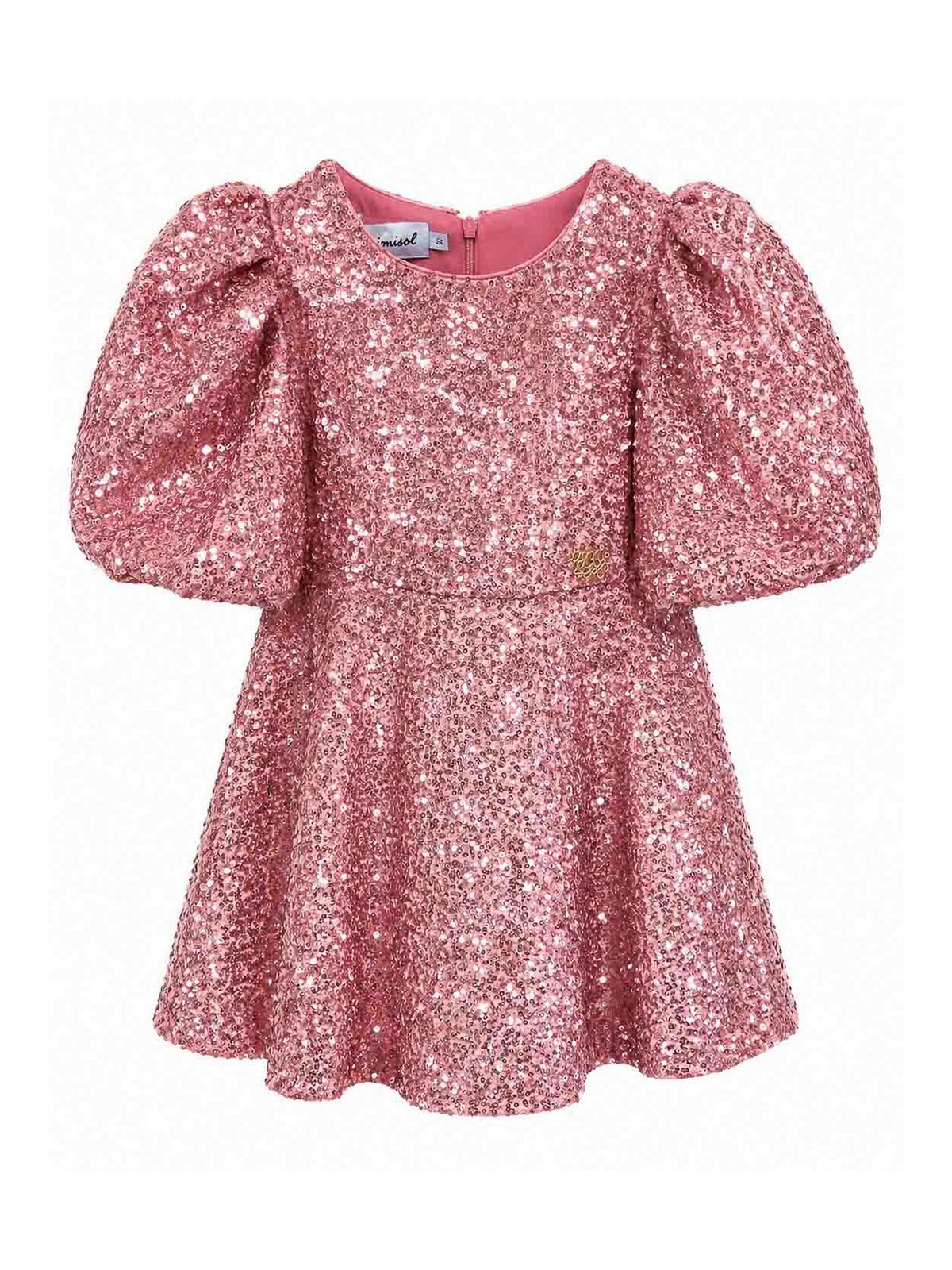 미미솔 Sequin 원피스 키즈 베이지 26FW MFAB812TS1140PNK