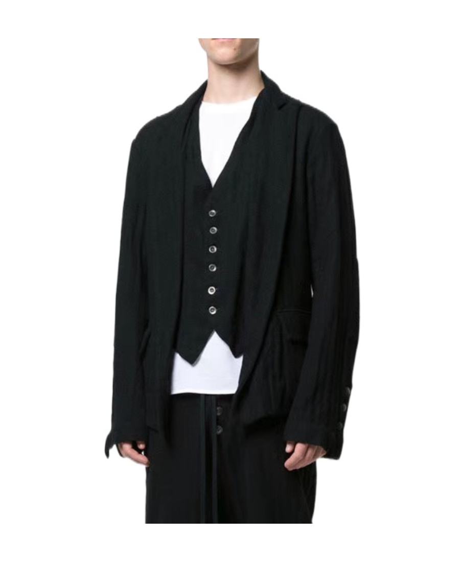 그엑 로렌 suits 수트 남성 블랙 23SS GLFW17M028BLACK