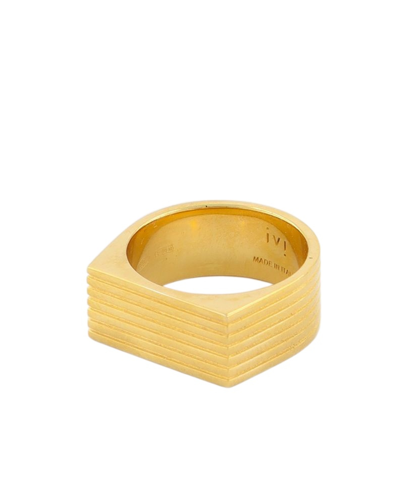 이비 ring 반지 여성 옐로우 22FW RN6250YGGOLDPLEATED