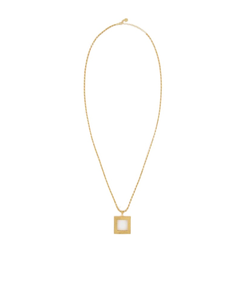 이비 necklace 목걸이 여성 옐로우 22FW NK625YGGOLDPLEATED