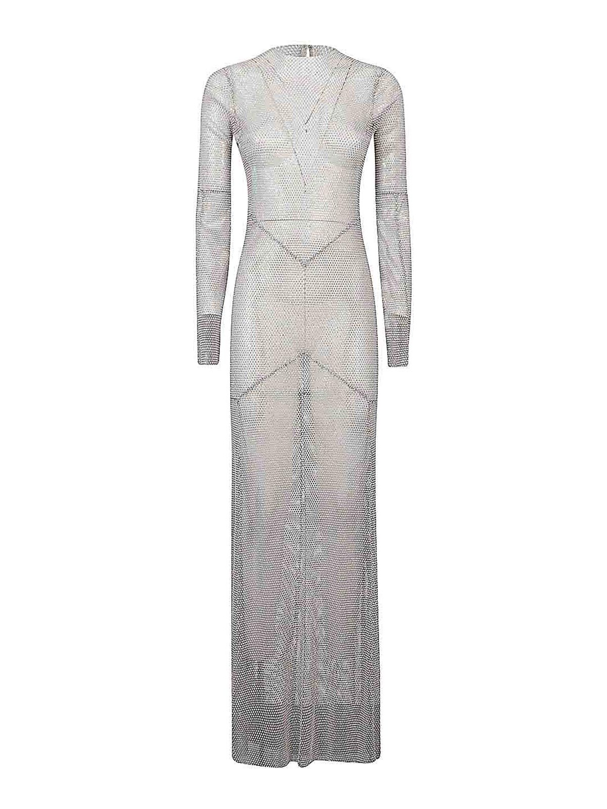 산타 브안드 Maxi 맥시 원피스 여성 실버 23FW MAXIFLAREDDRESSSILVERCHAMELEON