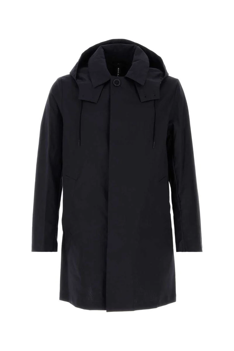 매킨토시 Cambridge raincoat 자켓 남성 블루 25FW MO6763NAVY