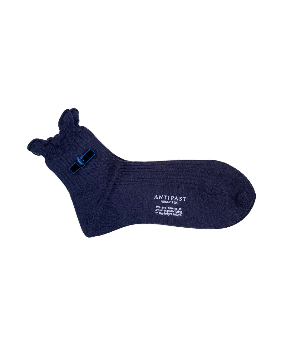 안티팟트 knitted socks 양말 여성 블루 26SS ANP50ADB