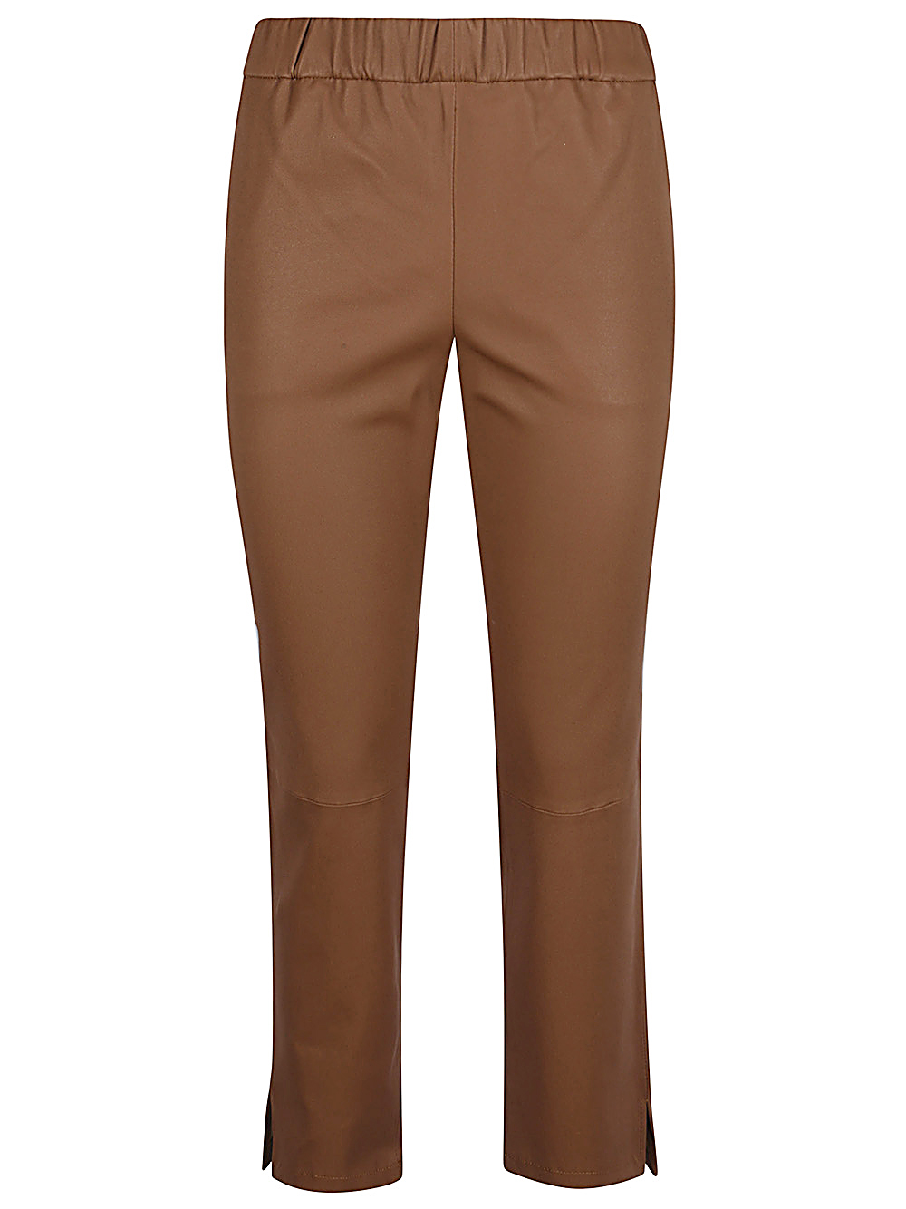 에넷 캐주얼 팬츠 여성 브라운 24FW RELAXPLONGESTRETCHCAMEL
