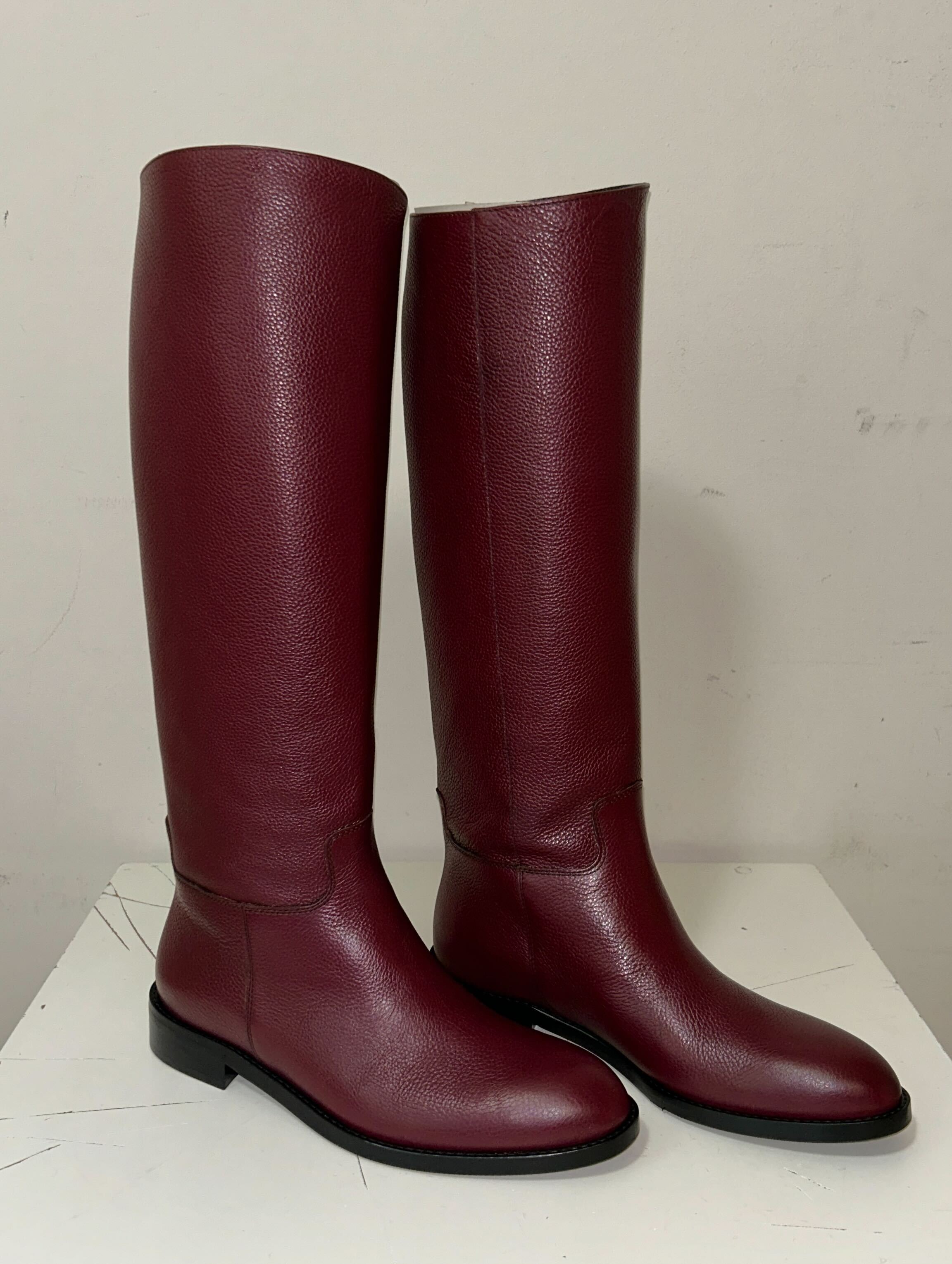 국릴모 로트아 Grain 앵클 부츠 여성 레드 24FW 49820149BURGUNDY