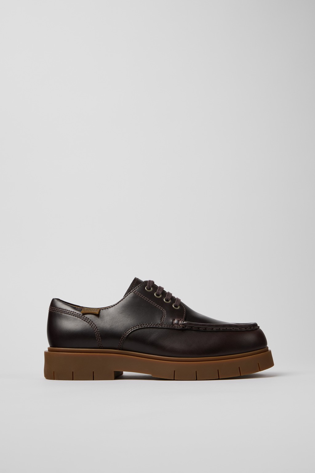 캠퍼 Alaro 레더 남성 더비화 K101136-001 BROWN