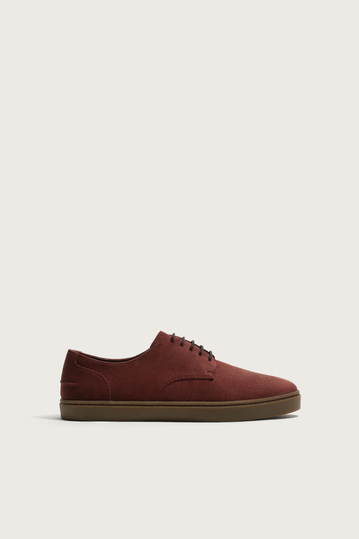 자라 캐주얼 레이스업 더비화 2439/820/624 BURGUNDY RED