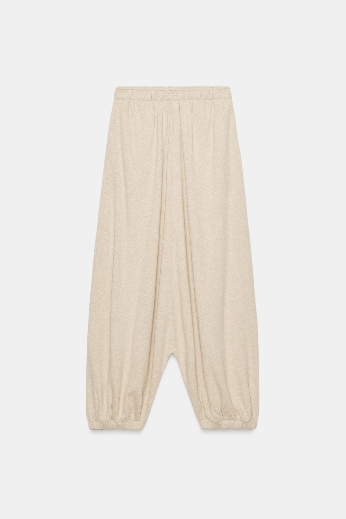 자라 코튼 벌룬 사루엘 팬츠 8417/806/720 BEIGE MARL