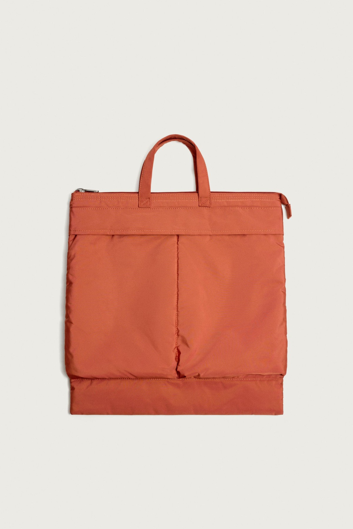 자라 테크니컬 나일론 집업 토트백 3346/820/070 ORANGE