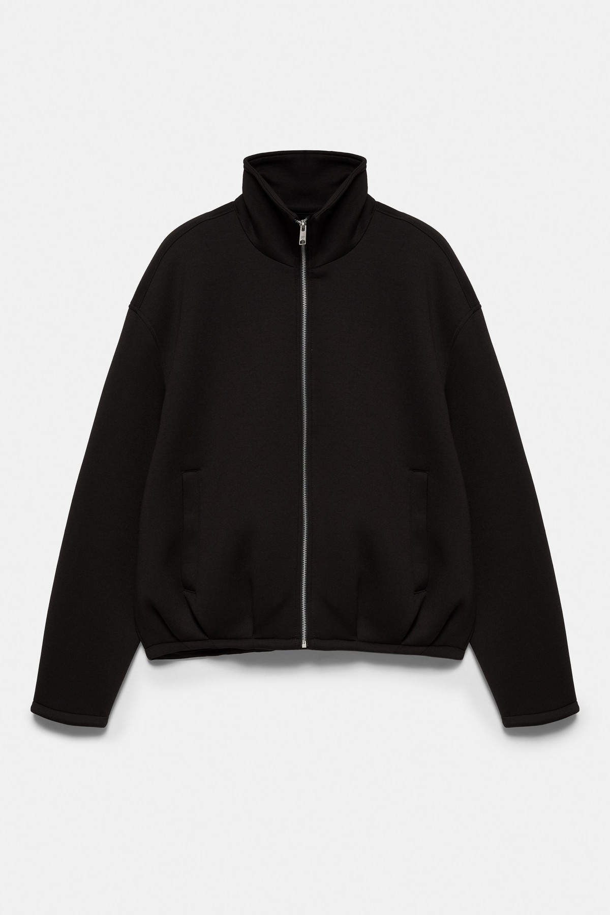 풀앤베어 네오프렌 하이넥 집업 자켓 7721/518 BLACK