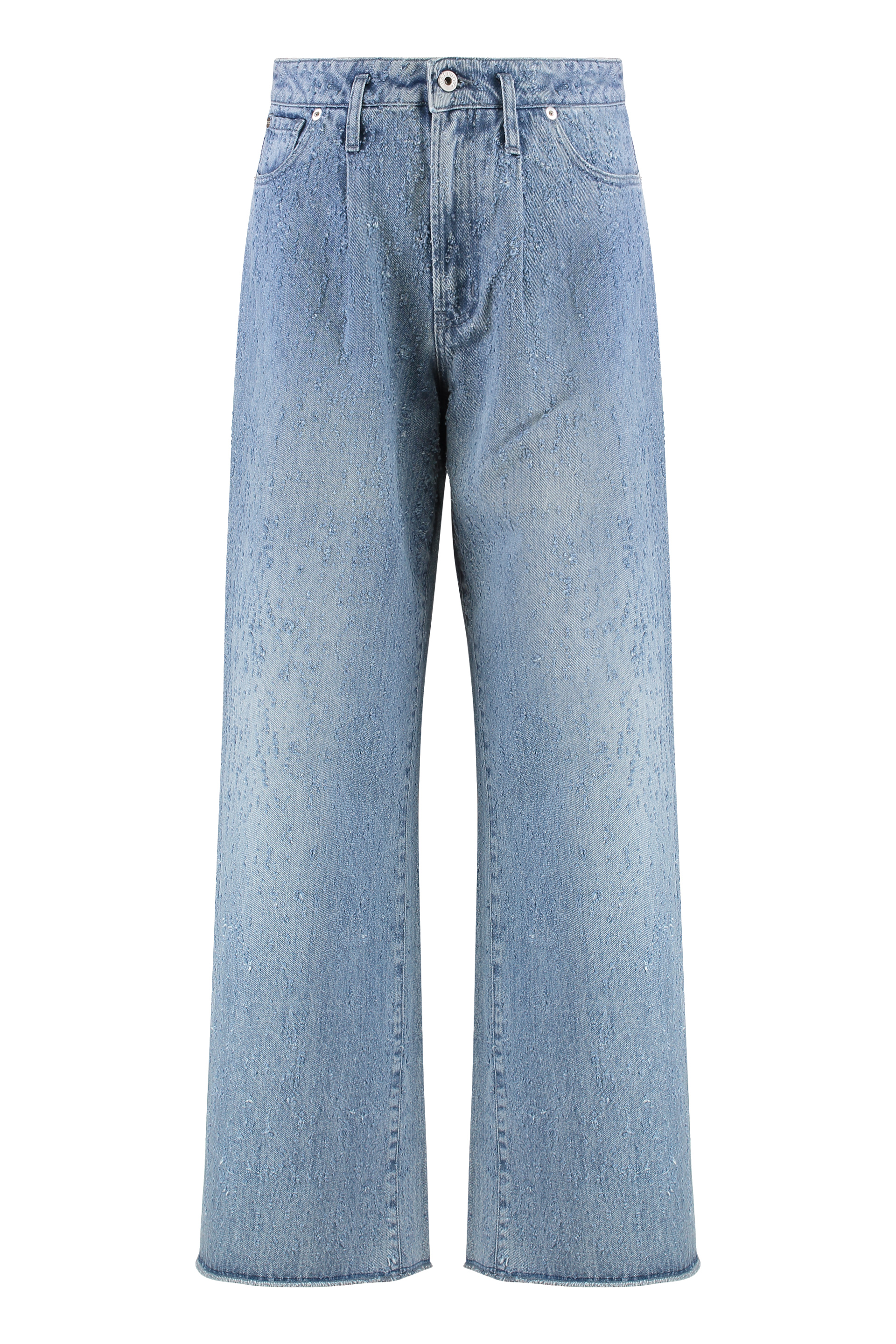할프외 Wide-leg 데님 팬츠 여성 블루 24SS HSS241WBPN048020D01