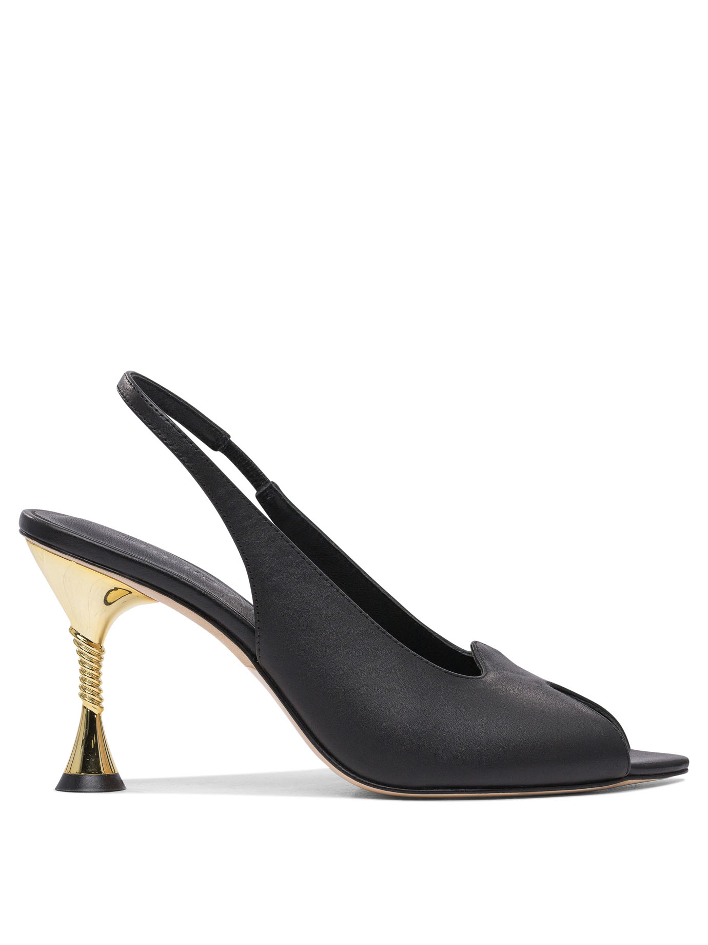 스튜디오 아메리아 Helix 90mm slingback 슬링백 여성 블랙 25SS F848CFSHELIX90BLK