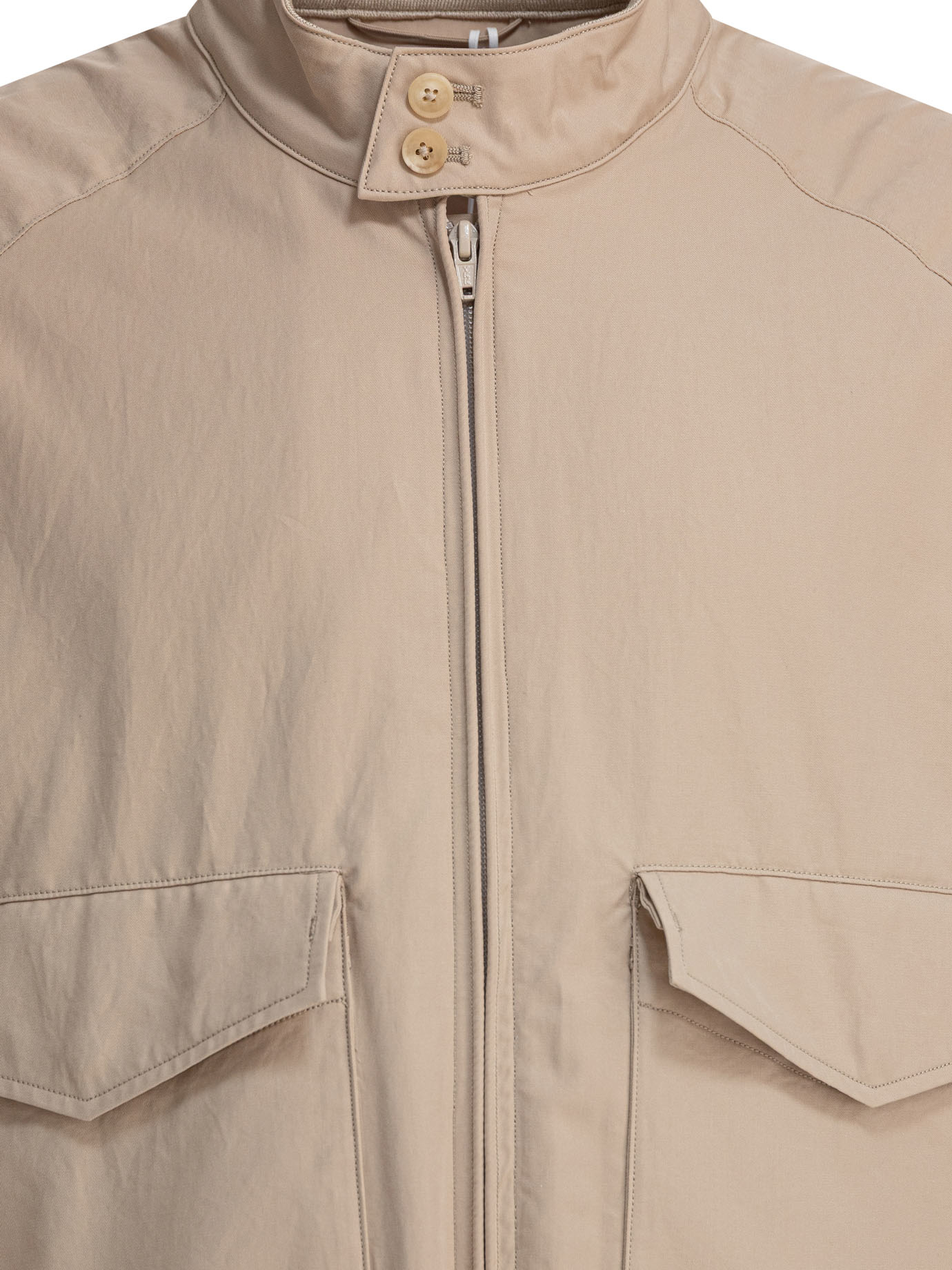 카프아인 순시네 Lightweight zippered 자켓 남성 브라운 25SS KS25SJK01KHAKI