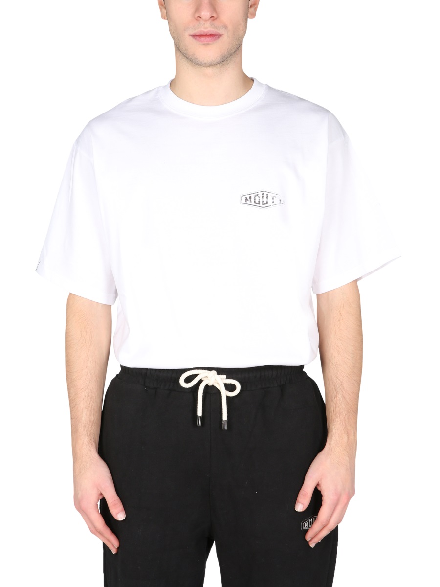 마우티 티셔츠 남성 화이트 21FW TS14AH21