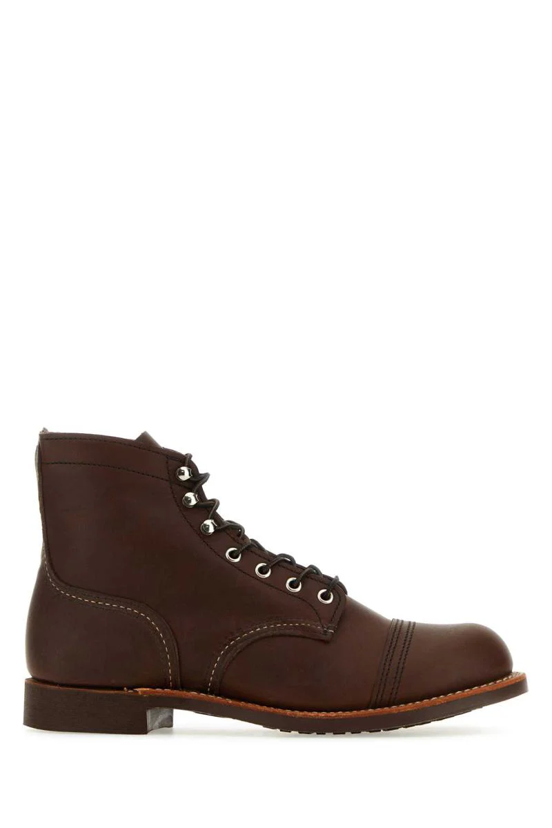 레드윙 앵클 부츠 남성 브라운 25FW 08111DAMBERHARNESS