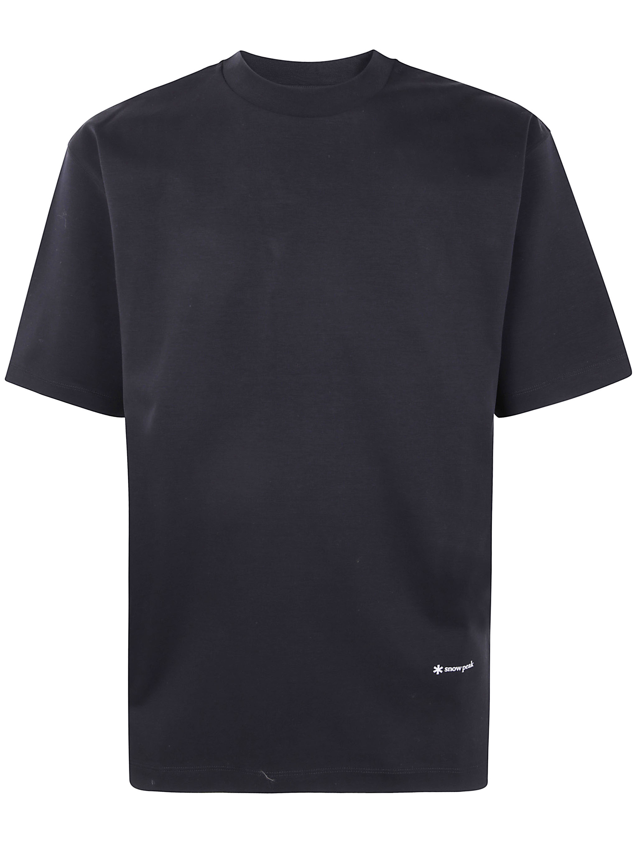 스노우피크 Organic Mercerized 상의 남성 블루 25FW TS25AU001BLACK