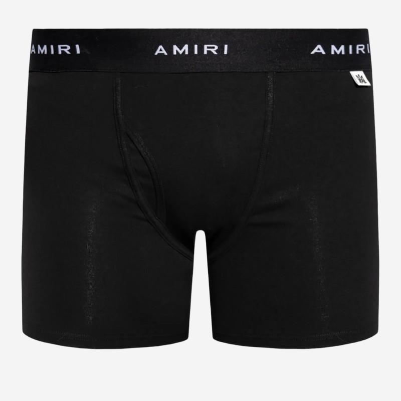 아미리 로고 가죽 복서 브리프 AMUWBF 1001001
