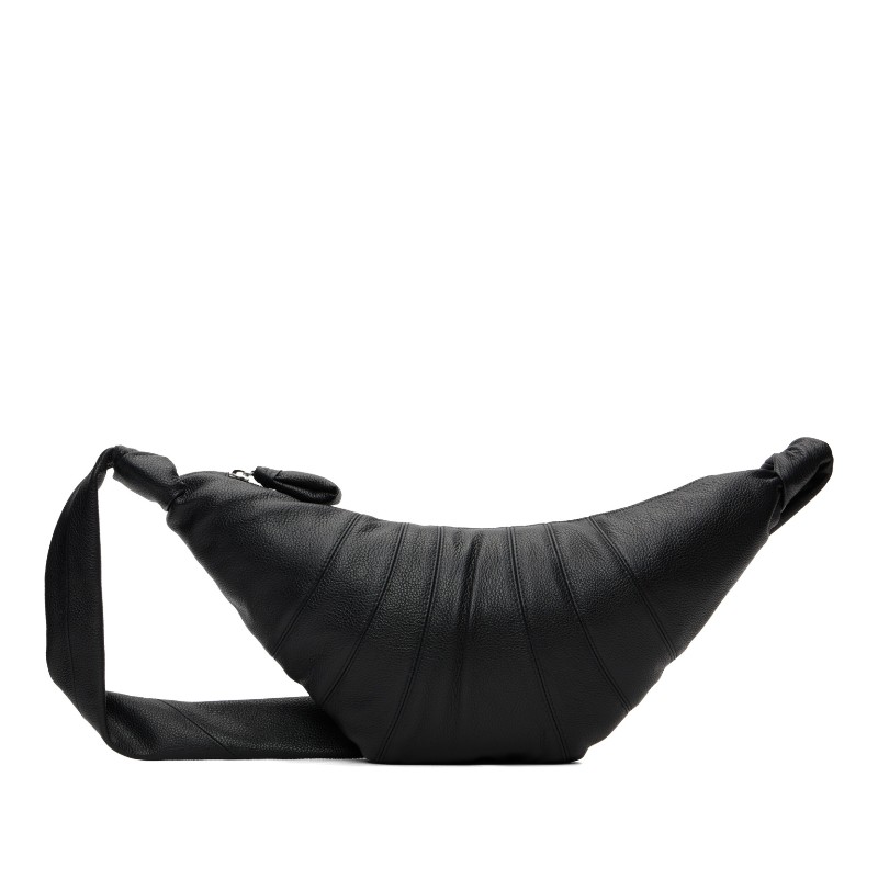 르메르 블랙 미디엄 크루아상 메신저백 BG0001 LL0018 BK999 BLACK