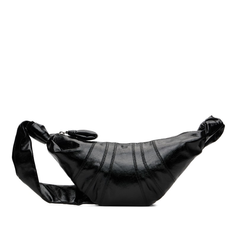 르메르 스몰 크루아상 매듭 스트랩 숄더백 BG0003 LF1329 BK999 BLACK