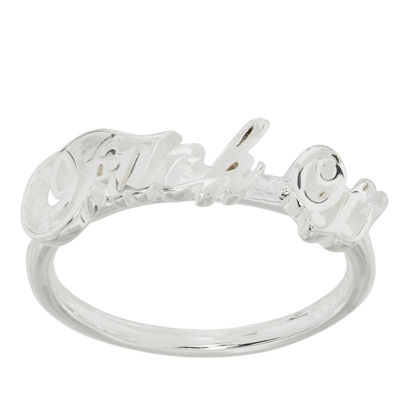 스톨른 걸프렌즈 클럽 마이크로 웜 웰컴 링 JWL24-MC-MR-16 STERLING SILVER